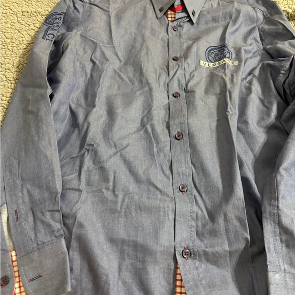 Versace Blue Men's Shirt